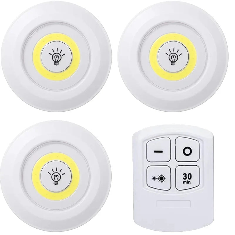 i-Lux Dot – Luce LED Senza Fili Dimmerabile con Telecomando per Armadi e Interni