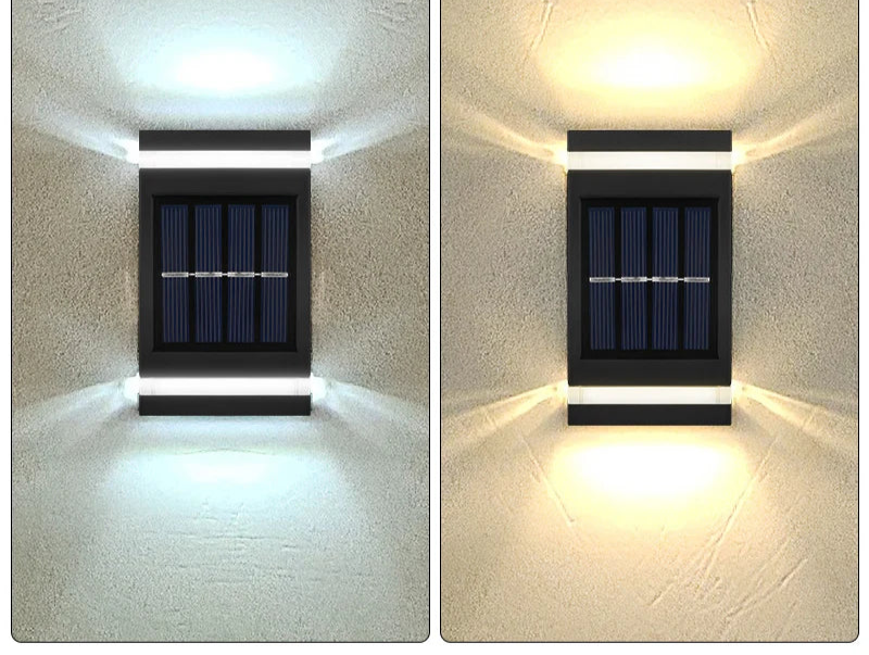 i-Lux Solis – Applique LED Solare da Esterno con Luce Su & Giù IP65