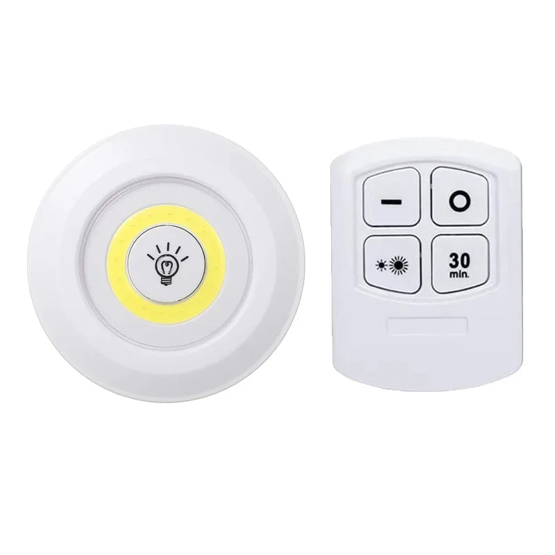 i-Lux Dot – Luce LED Senza Fili Dimmerabile con Telecomando per Armadi e Interni
