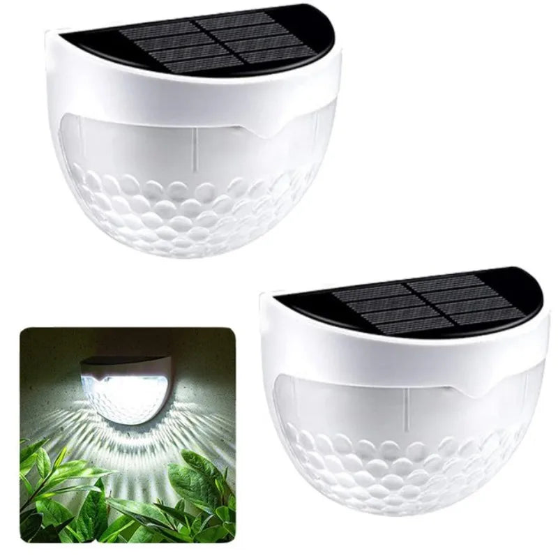i-Lux Step – Coppia di Luci Solari LED per Scale e Recinzioni da Esterno