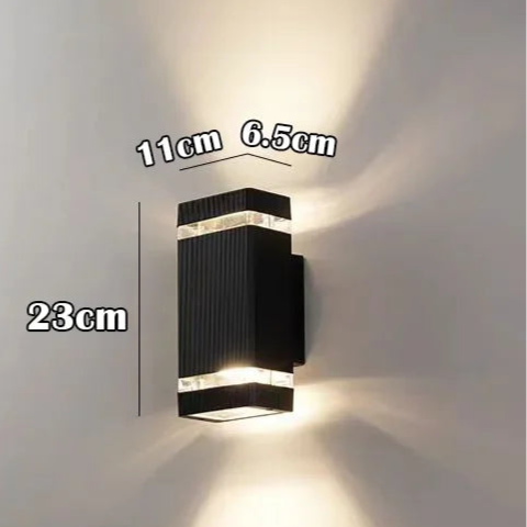 i-Lux Vibe – Applique LED Up & Down da Esterno con Attacco E27 IP65