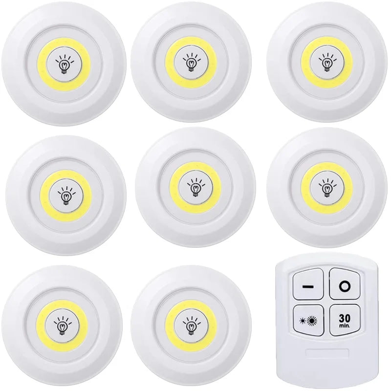 i-Lux Dot – Luce LED Senza Fili Dimmerabile con Telecomando per Armadi e Interni