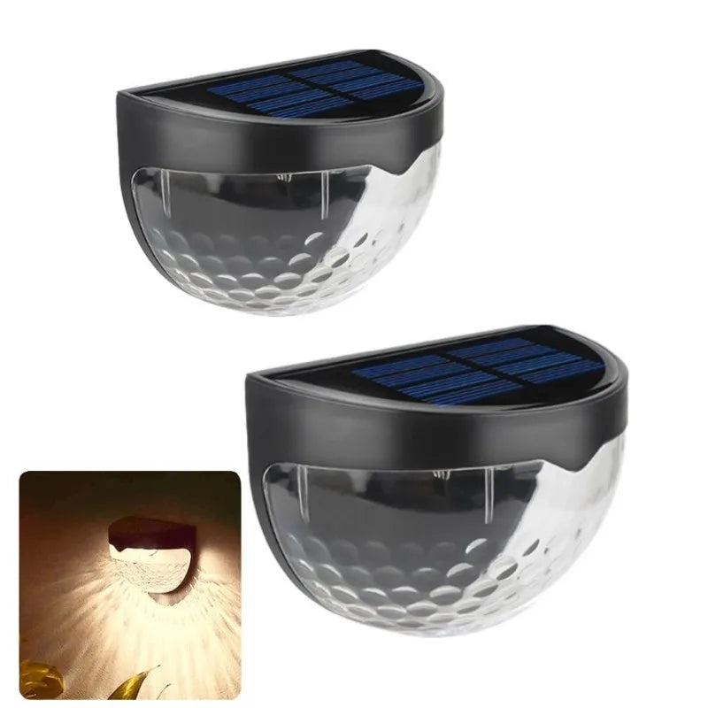 i-Lux Step – Coppia di Luci Solari LED per Scale e Recinzioni da Esterno