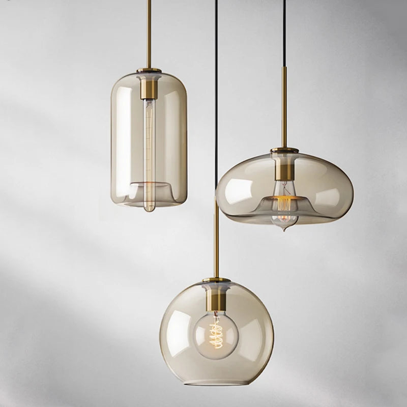 i-LuxCeiling Loft – Lampadario Pendente in Vetro