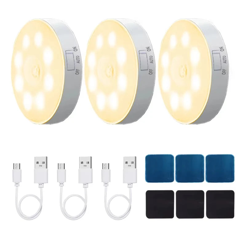 i-Lux Dot+ –  Luci LED Notturne con Sensore di Movimento e Ricarica USB