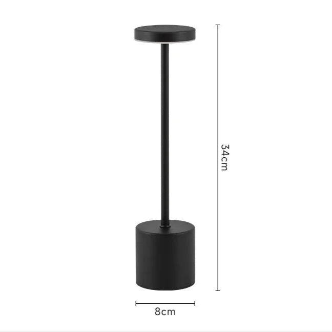 i-Lus VERA 2 – Lampada da Tavolo LED Touch Ricaricabile con Dimmer Continuo