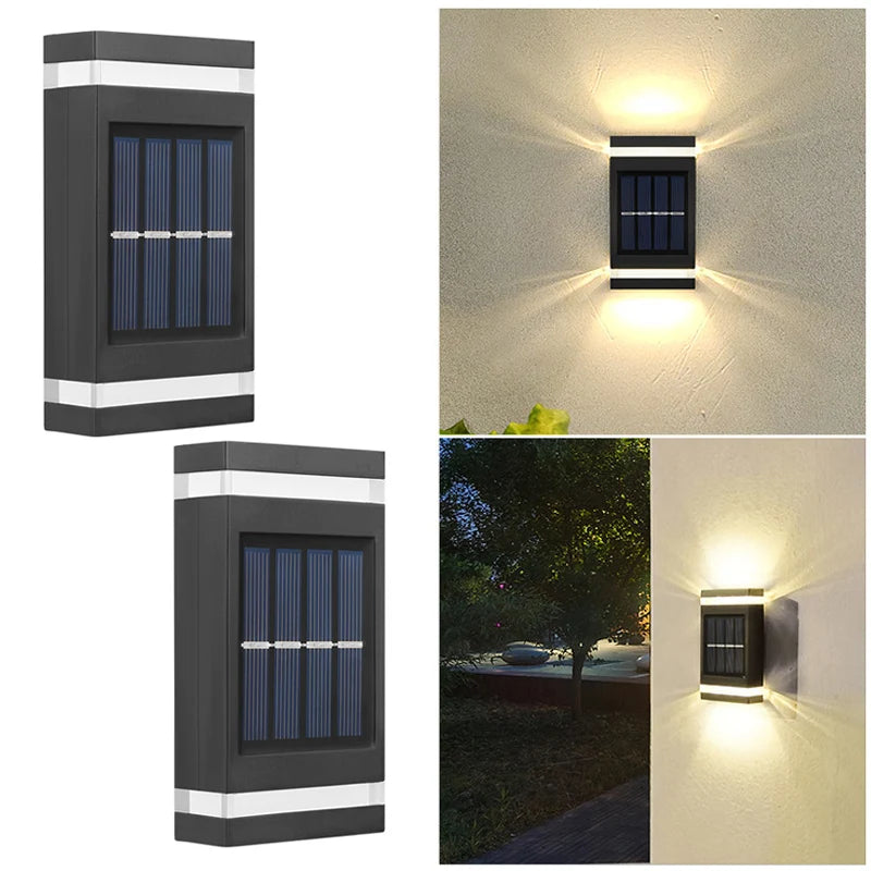i-Lux Solis – Applique LED Solare da Esterno con Luce Su & Giù IP65