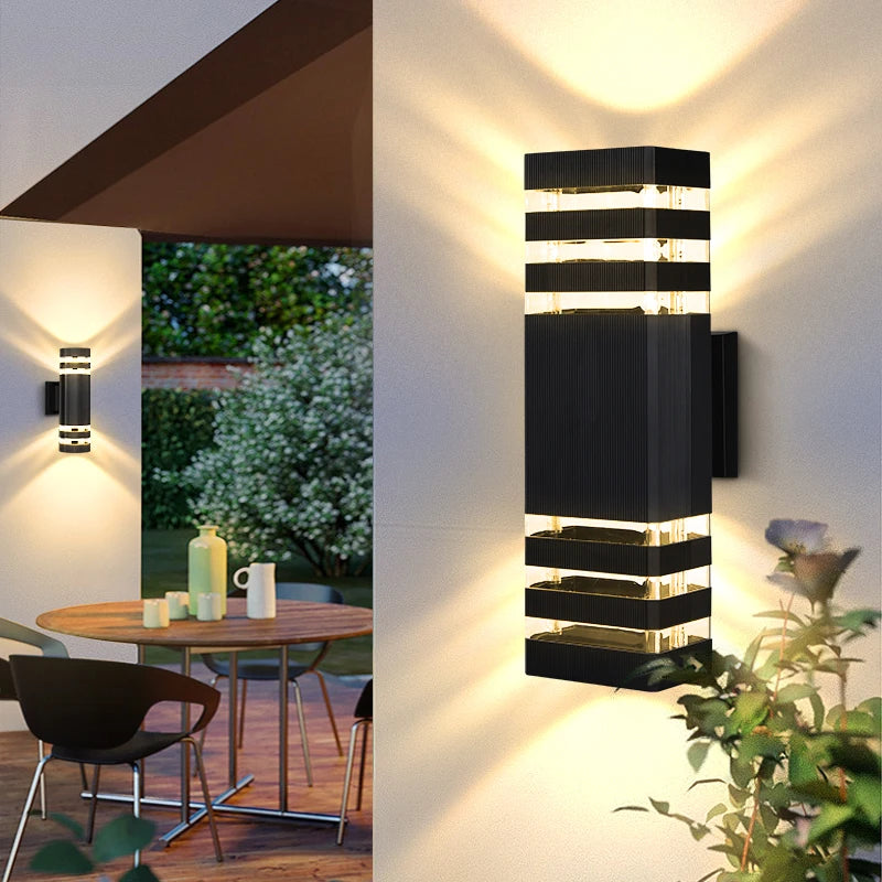 i-Lux Vibe – Applique LED Up & Down da Esterno con Attacco E27 IP65