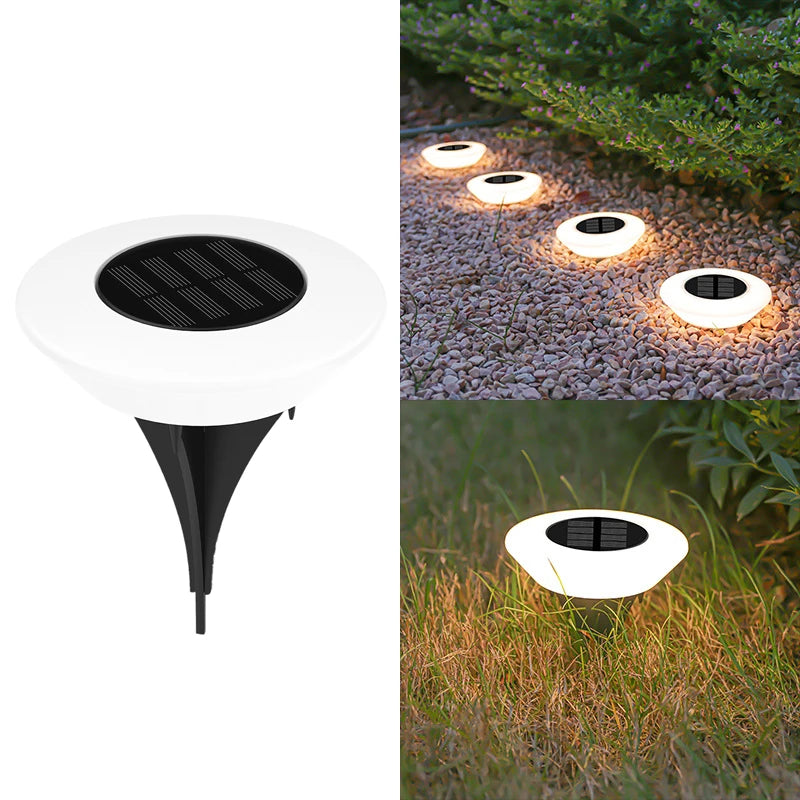 i-Luxor Solar Luci Solari da Giardino (1 o 4 Pezzi) – 14 LED Impermeabili IP65