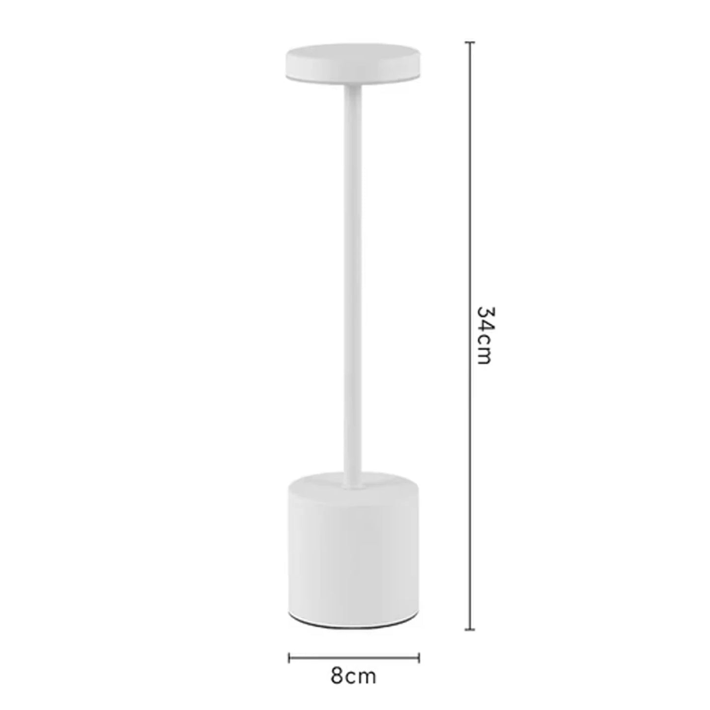 i-Lus LINEA – Lampada da Tavolo LED Touch Ricaricabile I-Shape