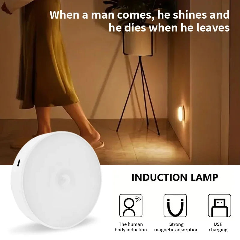 i-Lux Dot+ –  Luci LED Notturne con Sensore di Movimento e Ricarica USB