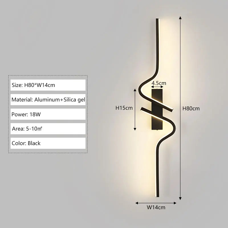 i-LuxInterior Edge – Applique LED a Fascio Up&Down per Interni Moderni