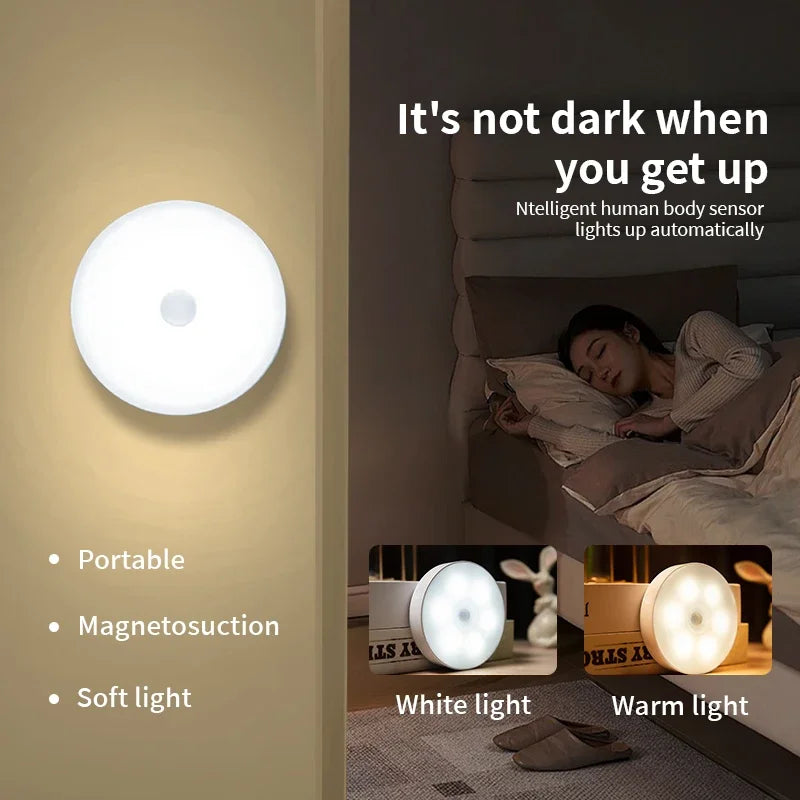 i-Lux Dot+ –  Luci LED Notturne con Sensore di Movimento e Ricarica USB