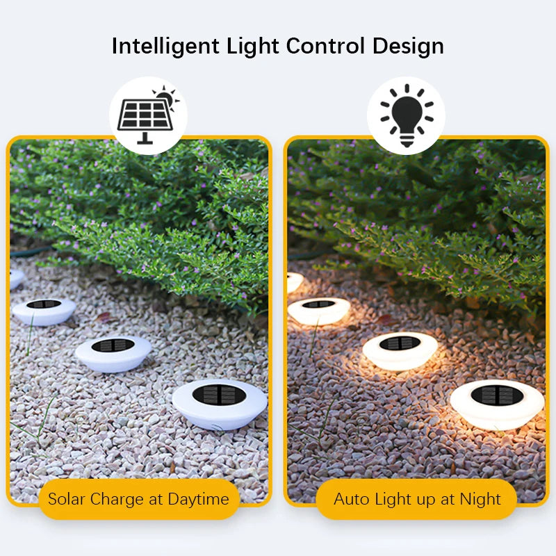 i-Luxor Solar Luci Solari da Giardino (1 o 4 Pezzi) – 14 LED Impermeabili IP65