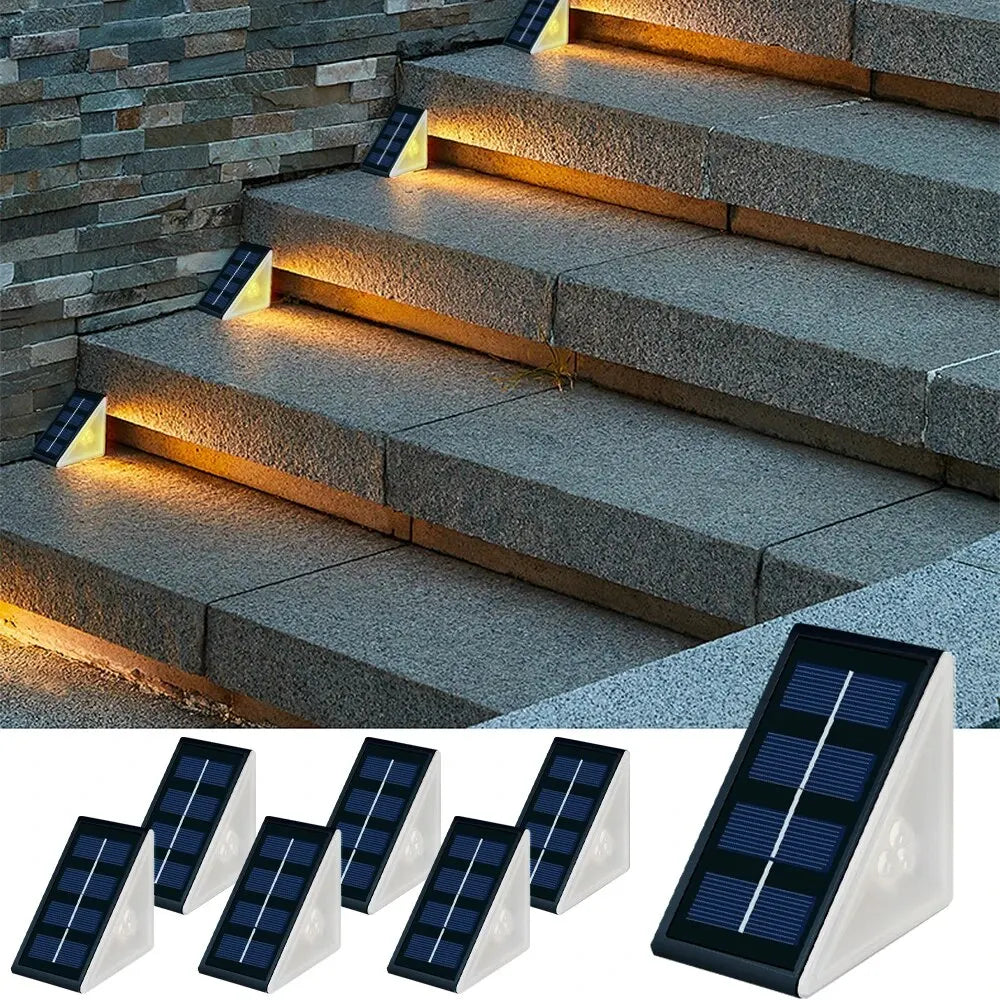 i-Luxor Aura Step – Luce Solare da Esterno RGB per Scale e Giardini
