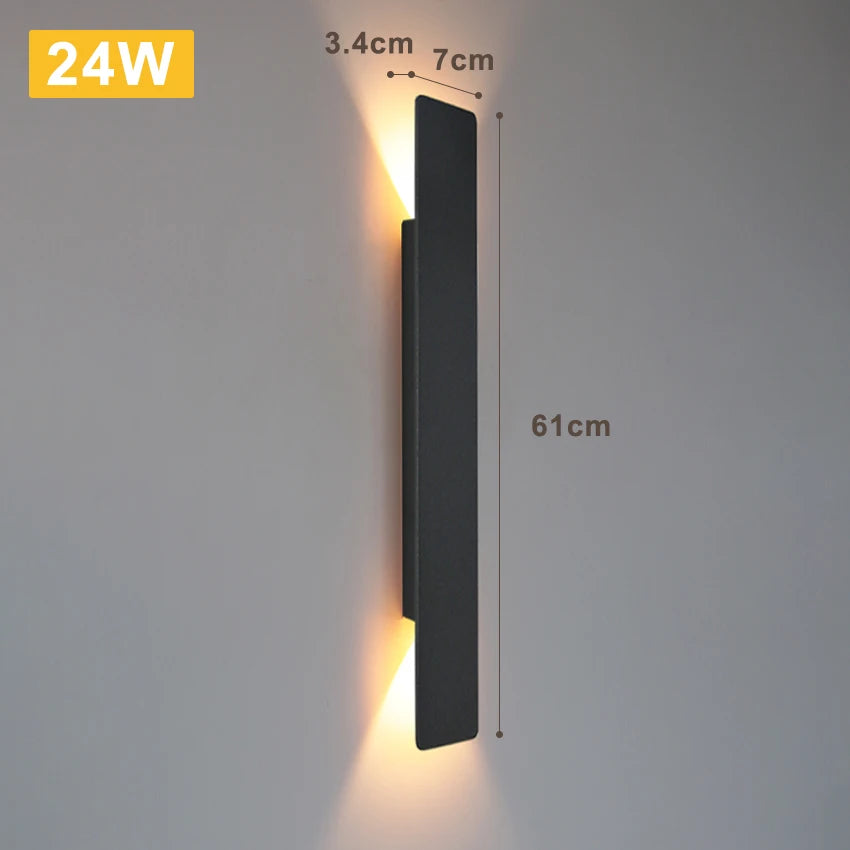 i-Luxor Urban Shine Lampada LED da Parete rettangolare