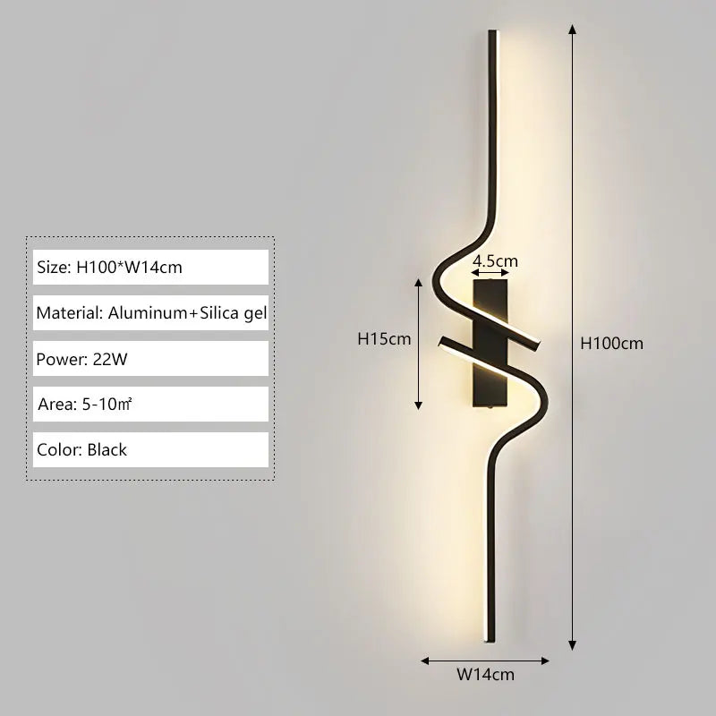 i-LuxInterior Edge – Applique LED a Fascio Up&Down per Interni Moderni