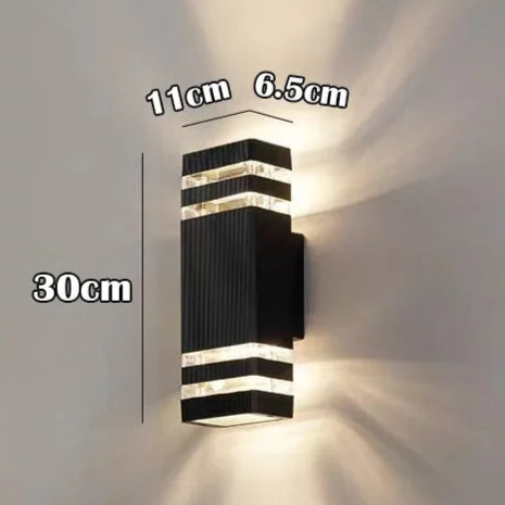 i-Lux Vibe – Applique LED Up & Down da Esterno con Attacco E27 IP65