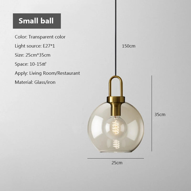 i-LuxCeiling Loft – Lampadario Pendente in Vetro