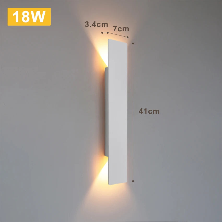 i-Luxor Urban Shine Lampada LED da Parete rettangolare