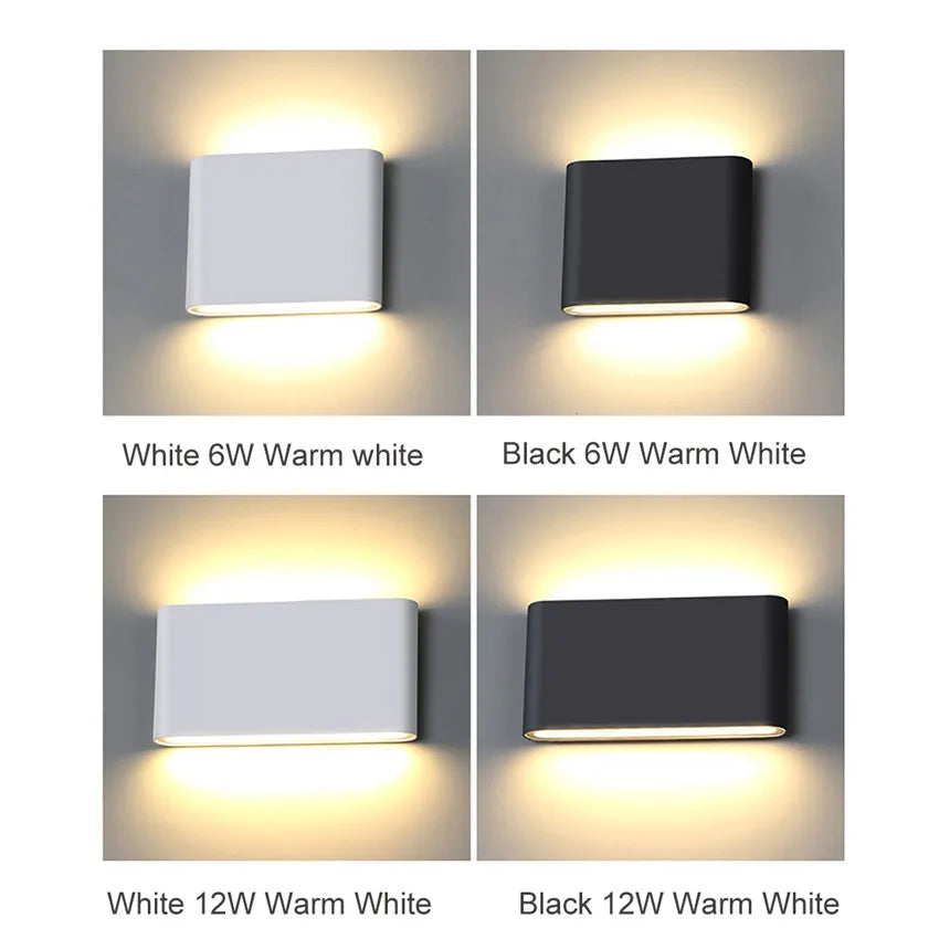 i-Luxor Ray LUX RAY i-Luxor Ray Applique LED da Esterno 6W/12W IP65 con Fascio Regolabile